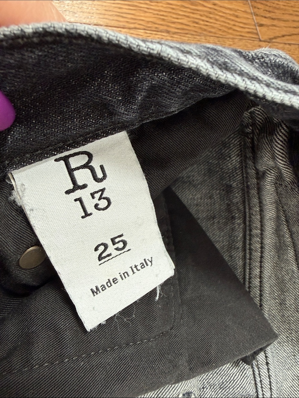 R13 cropped boyfriend jeans - Picture 5 of 9